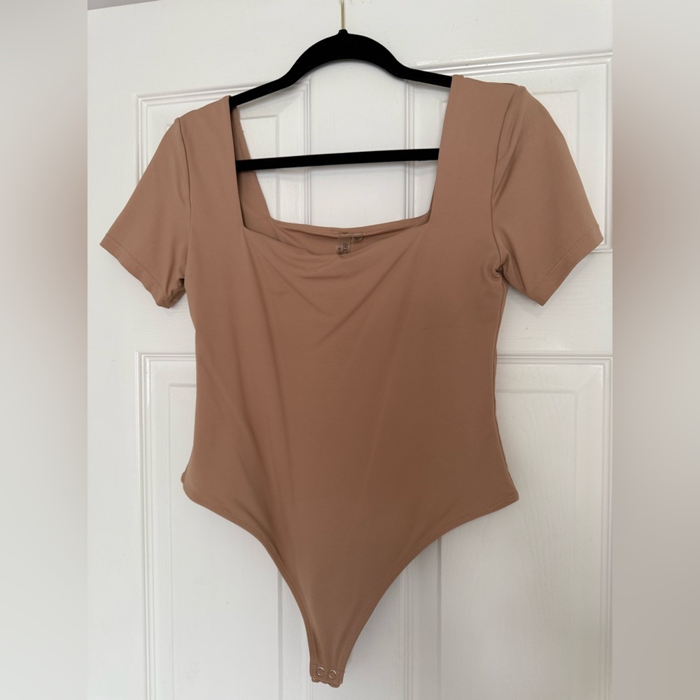 Elegant Tan Bodysuit